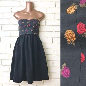 Anthropologie Maple Vie En Rose Corset dress Sz S